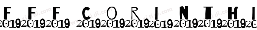 FFF Corinthians 2019字体转换